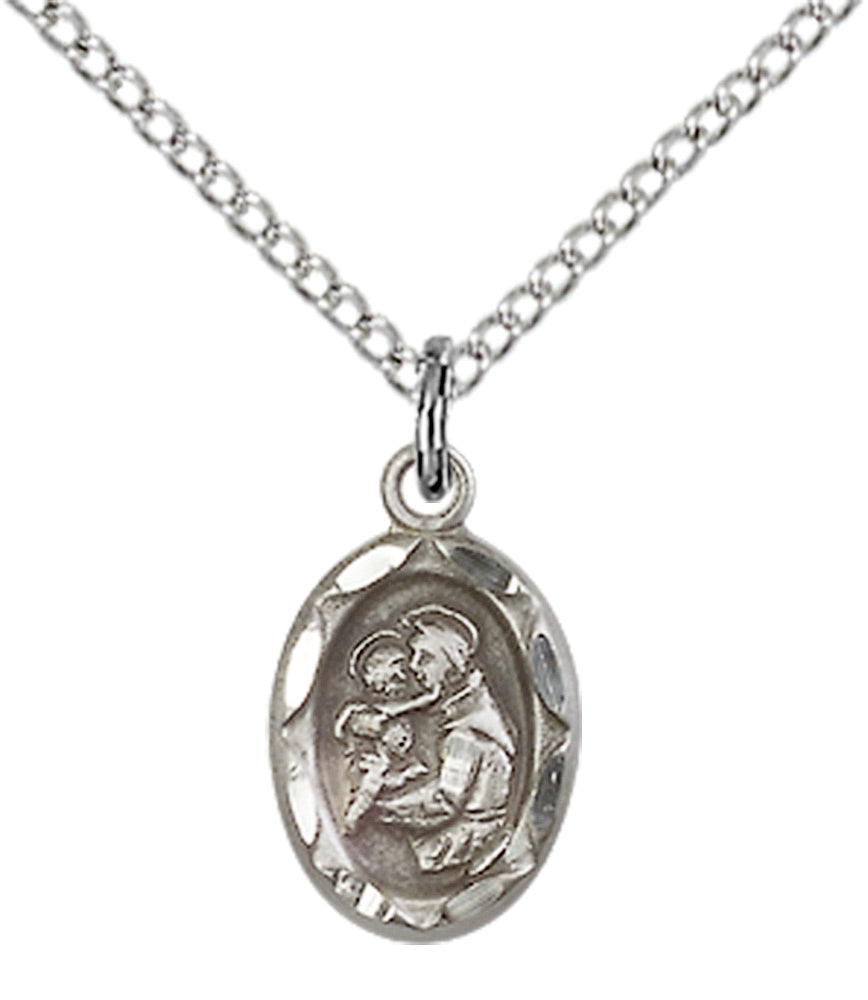 Sterling Silver St. Anthony Pendant